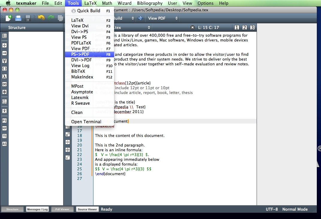 Texmaker For Mac Download
